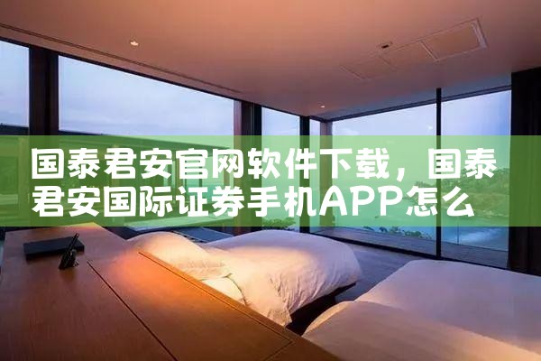 国泰君安官网软件下载