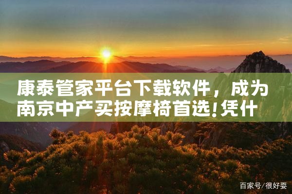 康泰管家平台下载软件
